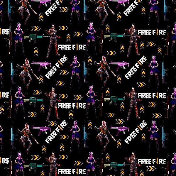 Tecido Oxfordine Estampa Digital  5m - Free Fire 4