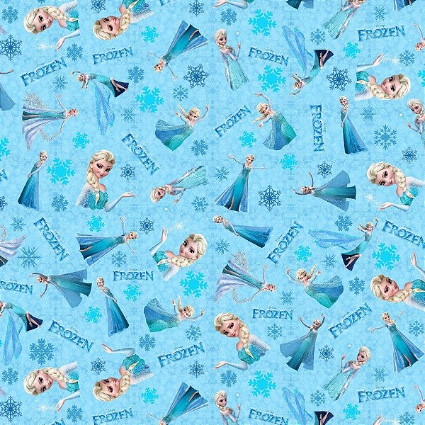 Tecido Oxfordine Estampa Digital 5m - Frozen 2