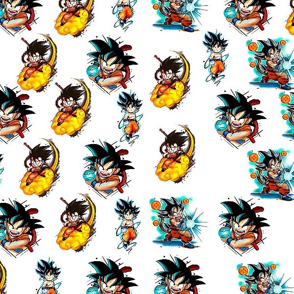 Tecido Oxfordine Estampa Digital 5m - Goku