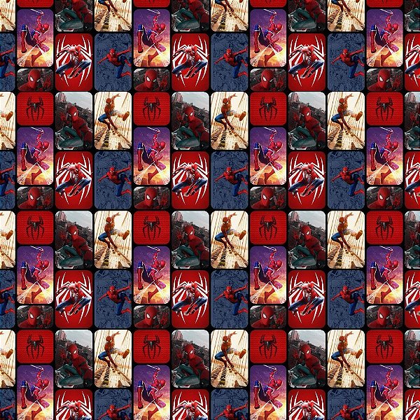 Tecido Oxfordine Estampa Digital 5m - Homem Aranha 12