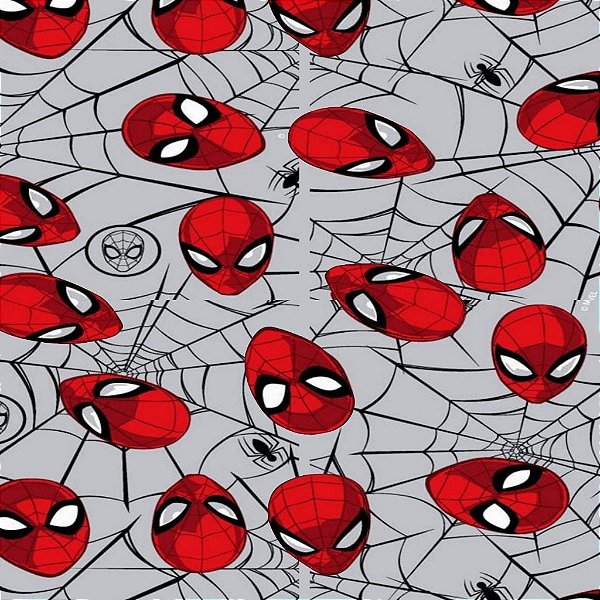 Tecido Oxfordine Estampa Digital 5 m - Homem Aranha cabeça