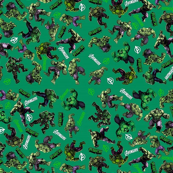 Tecido Oxfordine Estampa Digital 5m - Hulk 3