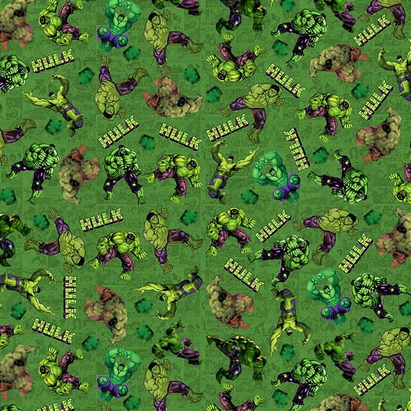 Tecido Oxfordine Estampa Digital 5m - Hulk 4
