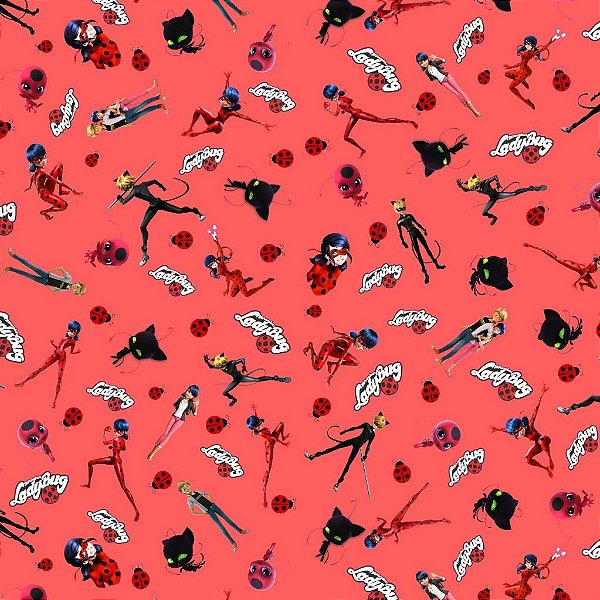 Tecido Oxfordine Estampa Digital 5m - Ladybug 2