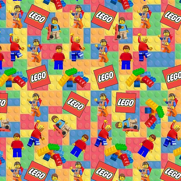 Tecido Oxfordine Estampa Digital 5m - Lego