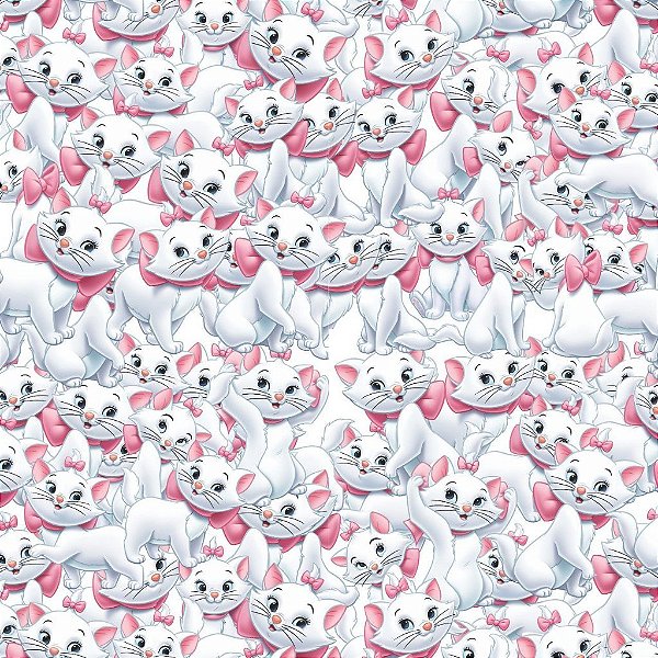 Tecido Oxfordine Estampa Digital 5m - Marie Branca