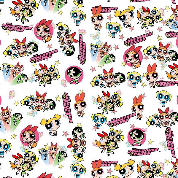 Tecido Oxfordine Estampa Digital 5m - Meninas Super Poderosas