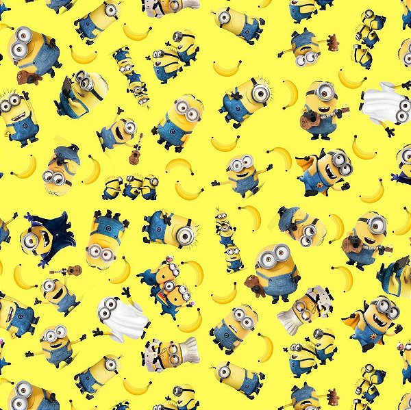 Tecido Oxfordine Estampa Digital 5m - Minions 2