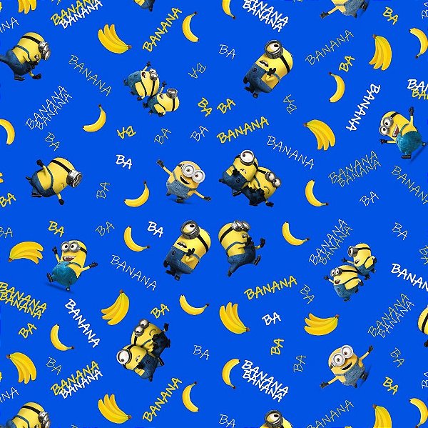Tecido Oxfordine Estampa Digital 5m - Minions 1