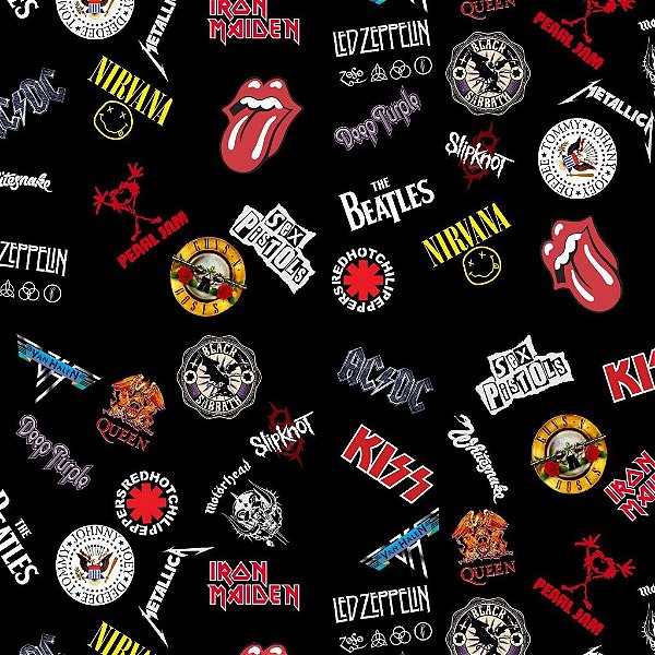 Tecido Oxfordine Estampa Digital 5m - Rock 2