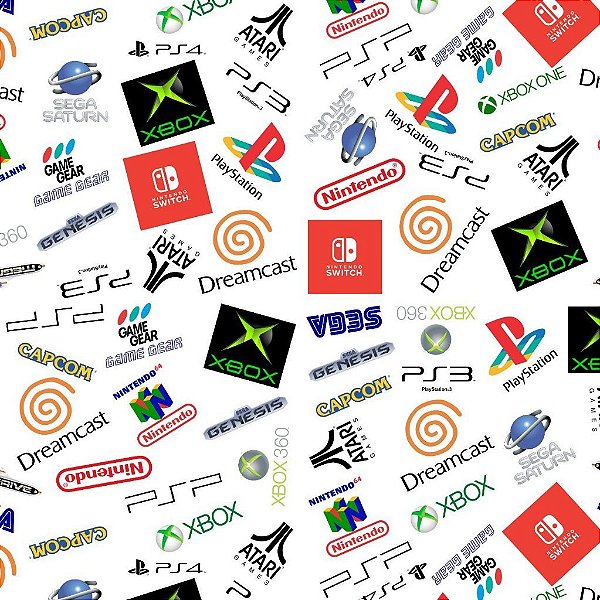 Tecido Oxfordine Estampa Digital 5m - Vídeo Game