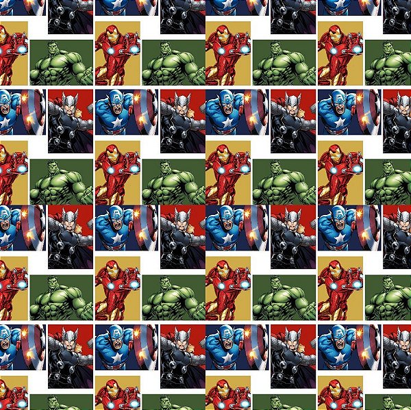 Tecido Oxfordine Estampa Digital 5m - Vingadores 3