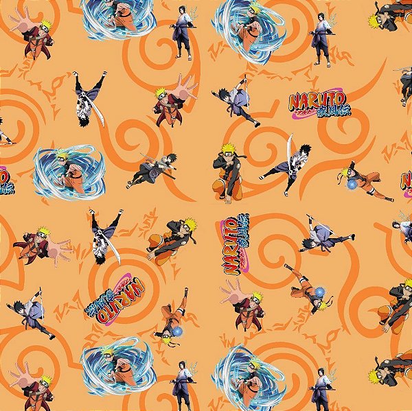 Tecido Oxfordine Estampa Digital 5m - Naruto Shippuden