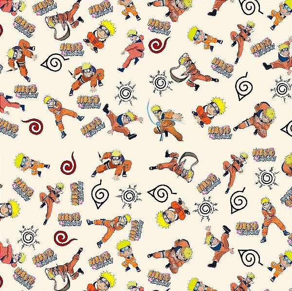 Tecido Microfibra Estampa Digital 0.50 cm - Naruto 5