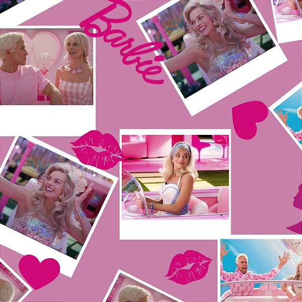 Tecido Microfibra Estampa Digital 0.50 cm - Barbie 12