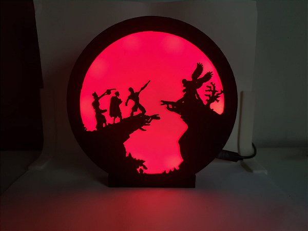 Luminária silhueta Harry Potter (personalizavel)