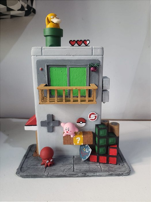 Gameboy House Diorama Nostalgia Pokemon Kirby