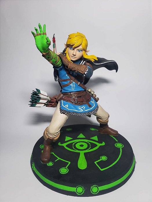 Estátua Link The Legend Of Zelda: Tears Of The Kingdom - Print3D