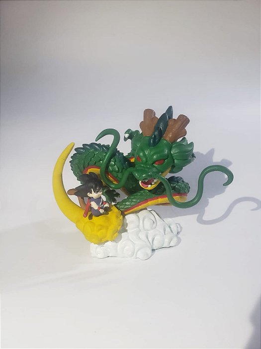 Mini Diorama Shenlong e Goku