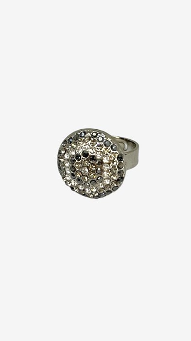 Anel redondo strass