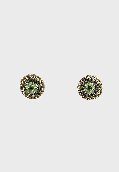 BRINCO REDONDO DOURADO COM STRAS LT COLORAD, BLACK DIAMONT E PACIFIC OPAL