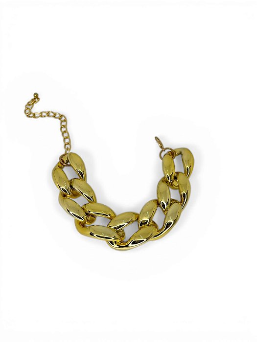 Maxí colar de elos abs dourado