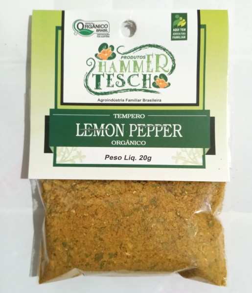 Lemon Pepper orgânico - 20g