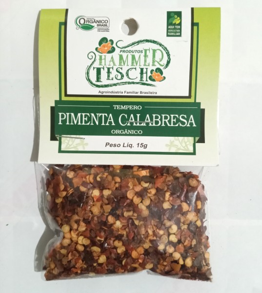 Pimenta calabresa orgânica - 15g