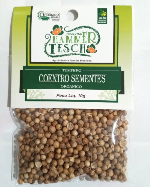 Coentro em sementes orgânico - 10g