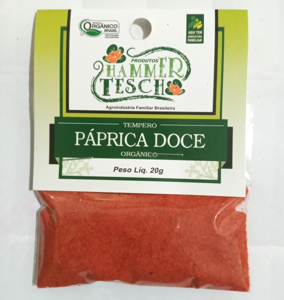 Páprica doce orgânica - 20g