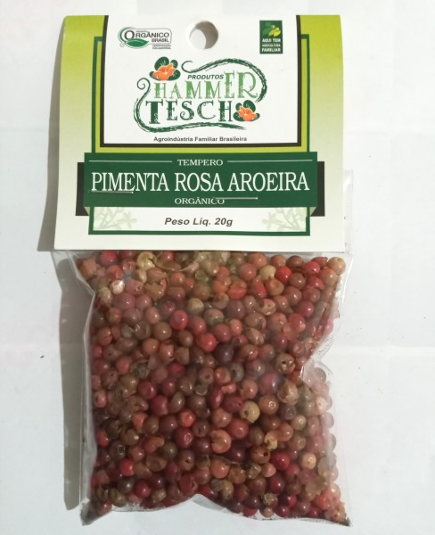 Pimenta rosa orgânico - 20g