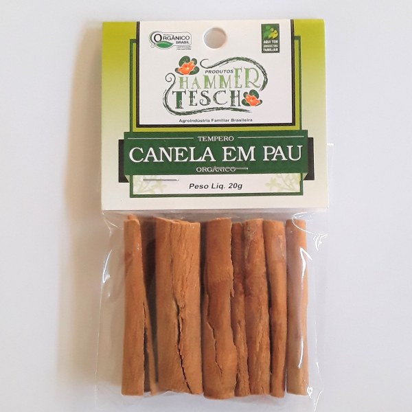 Canela em pau orgânica - 20g