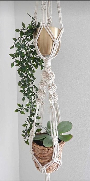 Hanger Dupla•Suporte de plantas