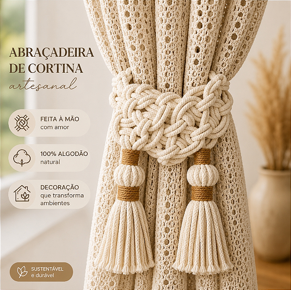 Abraçadeira de cortina