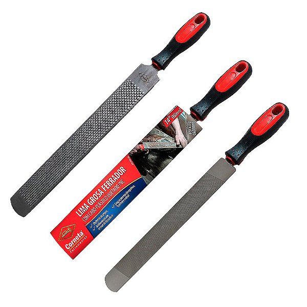 Lima Grosa para Casqueamento 2x1 Desbaste/acabamento com Cabo Original Corneta