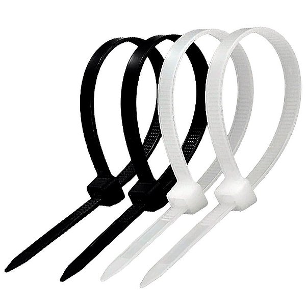 Kit 1000 Abraçadeira de Nylon 6.6 Uso Profissional | 2,5x150 mm | Alta Resistência | Proteção UV |