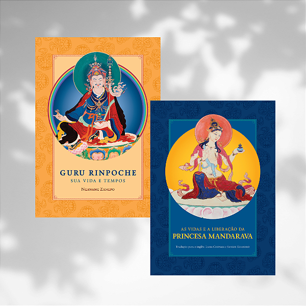 Kit Livros Guru Rinpoche e Princesa Mandarava