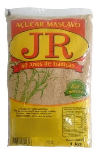 Açúcar Mascavo - JR - 1kg