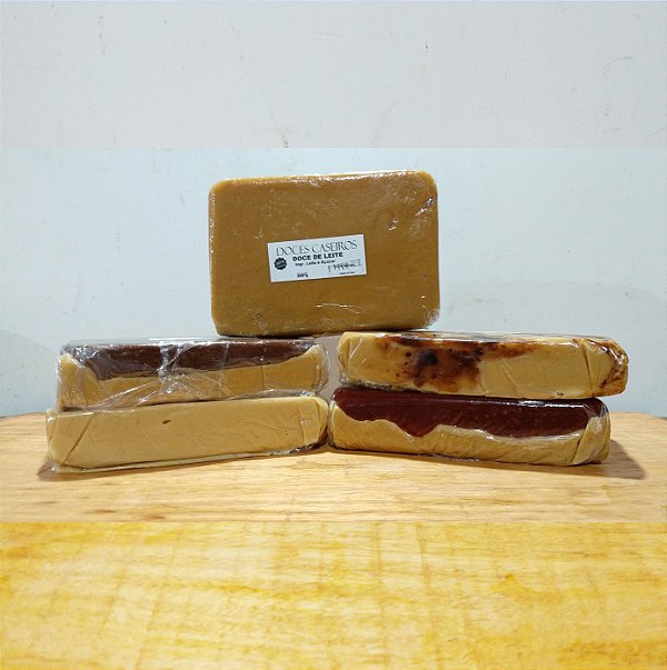 Doce de Leite em Barra Tradicional e Sabores - 500g