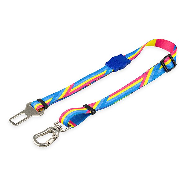 Cinto de Segurança para Cachorros Bells Blue Mood Pet