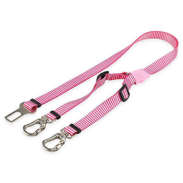 Cinto de Segurança Duplo para Cachorros Queens Mood Pet