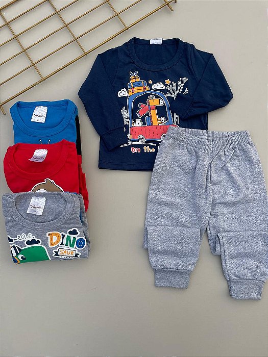 Conjunto Calça de Moletom e Blusa
