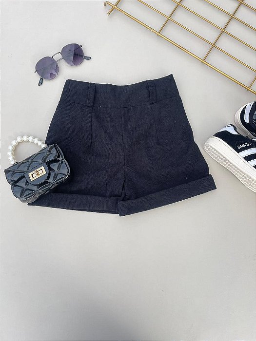 Shorts Infantil Aveludado