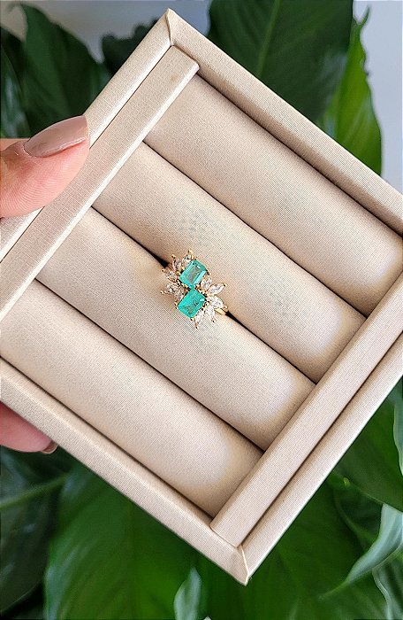 Anel Delicate Lux Stones