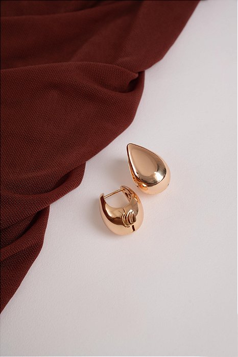 Brinco Argola Gota Chic