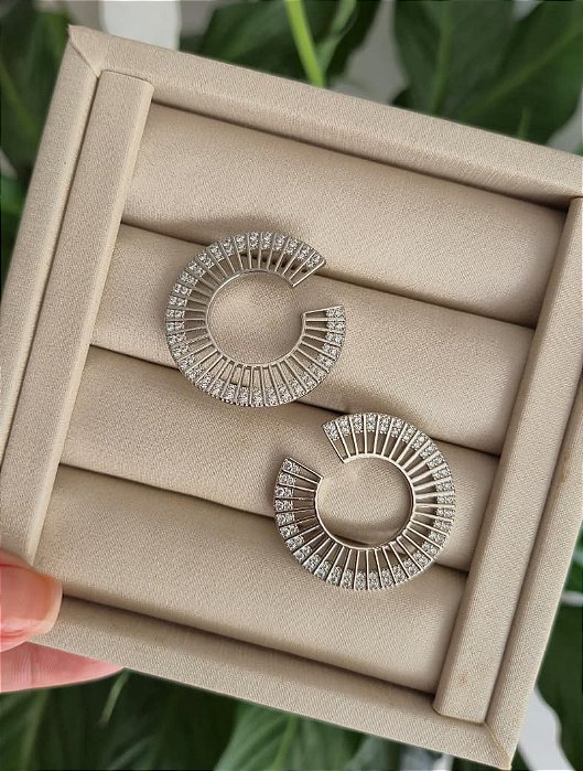 Brinco Frontal Aro Shine