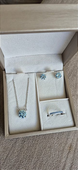 Conjunto Ponto de Luz Aqua Marinha RB