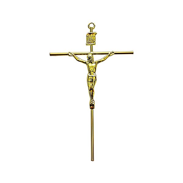 Crucifixo Metal Pequeno De Parede Tradicional R14