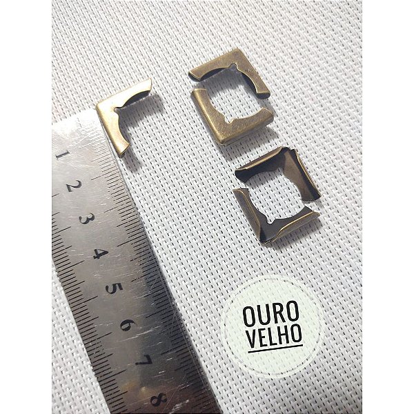 Cantoneira Metal para Agendas e Cadernos - 20 peças