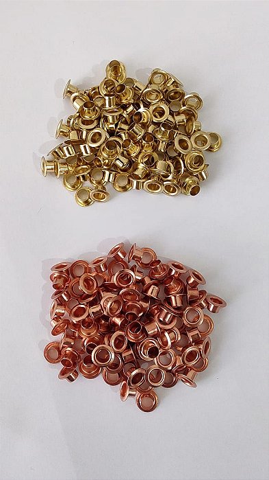 Ilhós de Ferro nº54 - Pacote com 15g aproximadamente 100 unidades